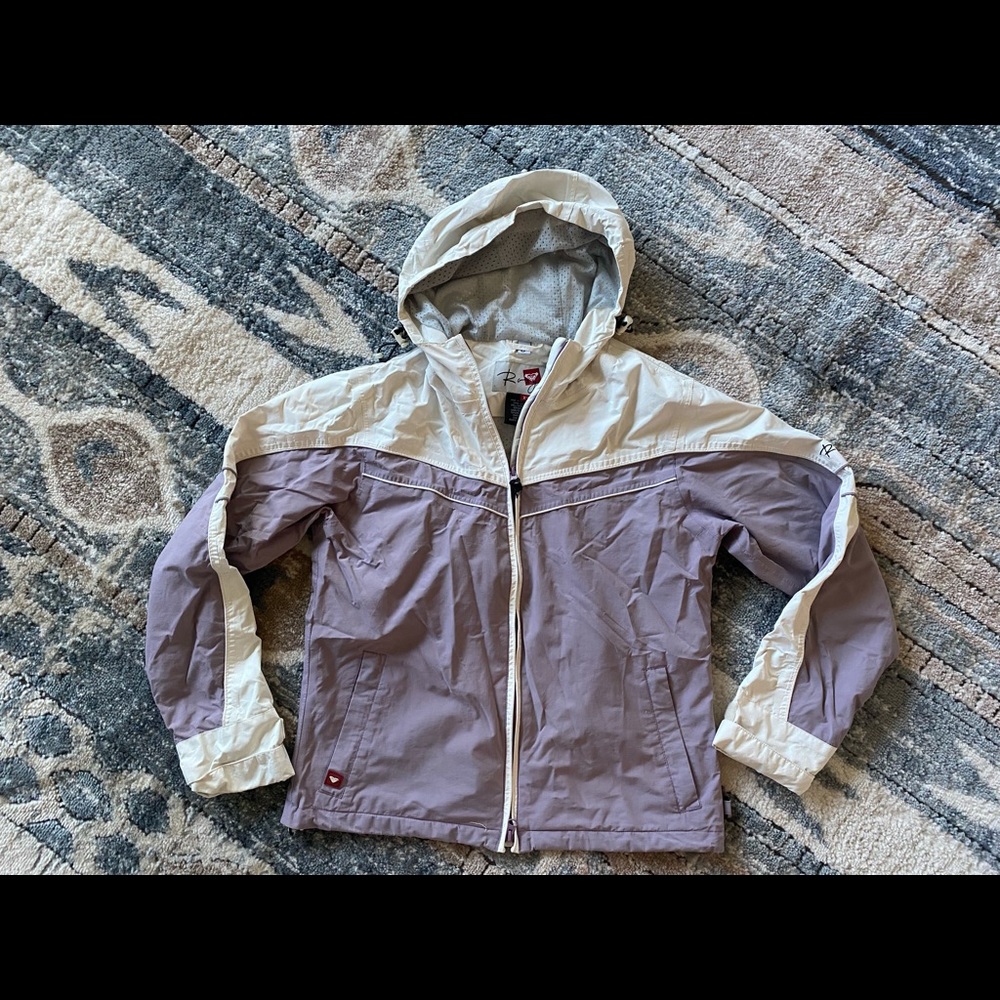 Roxy x-series small jacket purple white ski snowboard
